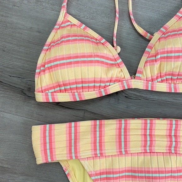 ☀️RIP CURL☀️ SUNCHASER CECI TRI SUNCHASER ARUBA BIKINI SET - Picture 10 of 12
